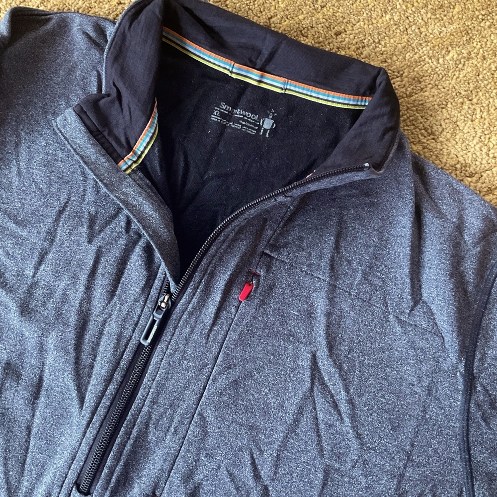 Men’s Smartwool 1/4 zip pullover we
